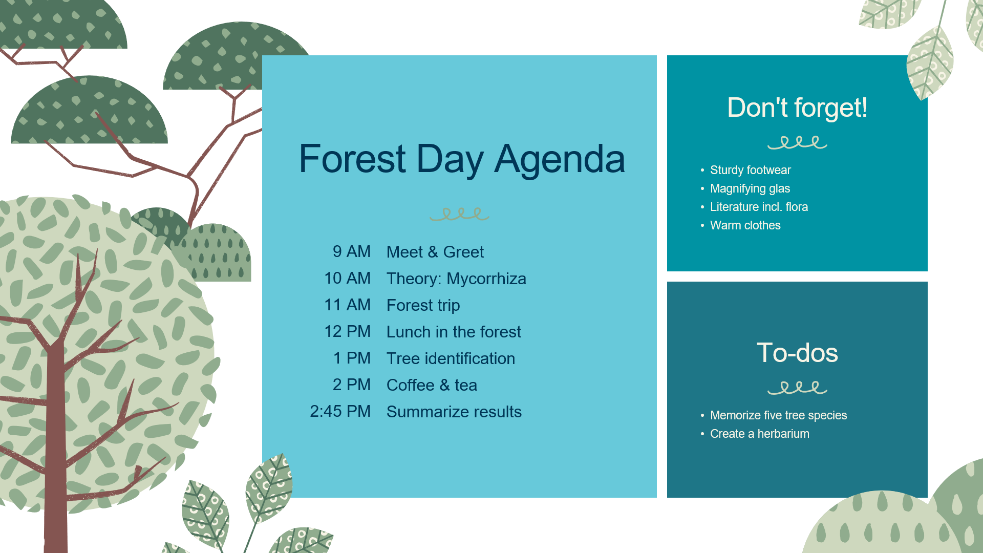 Agendas do not have to be boring