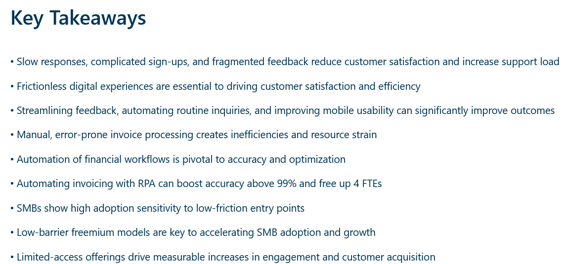 The main answers to the objectives